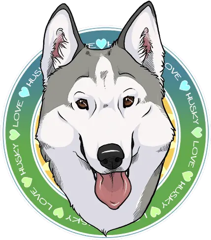  Husky Love Animated Variants U2014 Weasyl Galactic Republic And New Republic Star Wars Symbols Png Husky Transparent