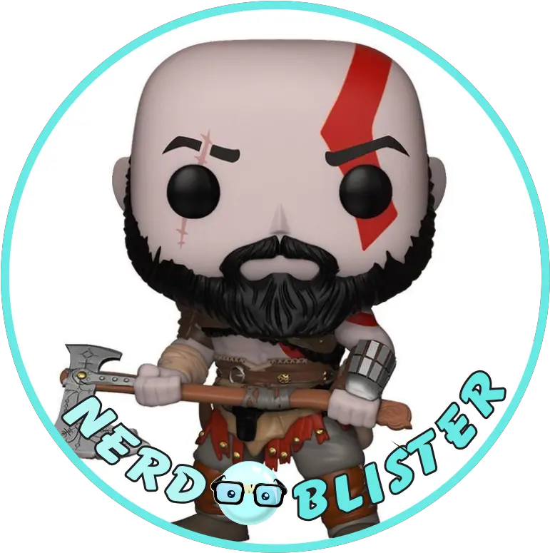  Download Kratos God Of War 4 Funko Pop Cartoon Png God Of War 4 Logo