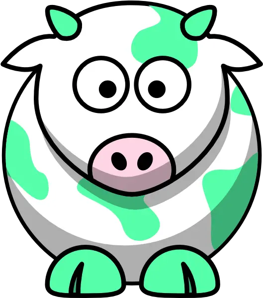  How To Set Use Mint Green Cow Icon Png Full Size Cartoon Cow Mint Icon