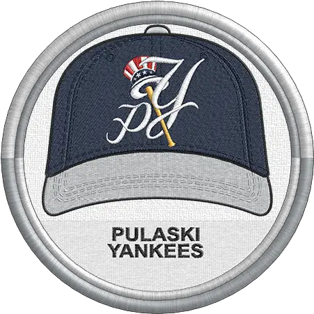  Pulaski Yankees Cap Hat Sports Logo Appalachian League Oklahoma City 89ers Logo Png Yankees Hat Png