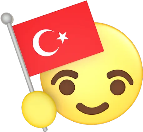  Turkey National Flag Free Emoji Emoticons Emoji Turkey Flag Png Turkey Flag Png