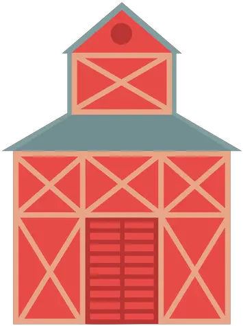  Farm Barn Red Colored Icon Illustration Png Farm Png