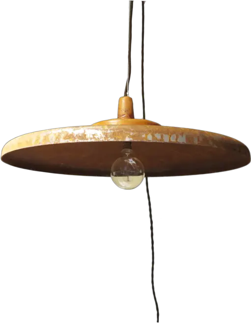  Wide Rust Pendant Light Tortie Hoare Png