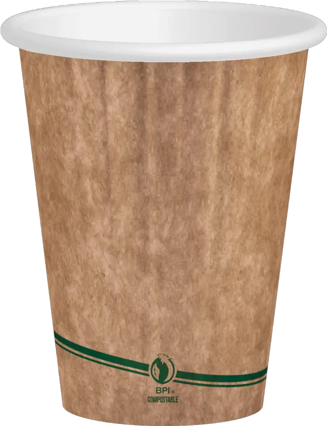  12 Oz Double Wall Kraft Hot Cup Coffee Cup Png Double Cup Png