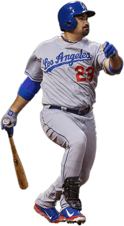  Download Adrian Gonzalez Bat Model Los Angeles Dodgers Png Dodgers Png