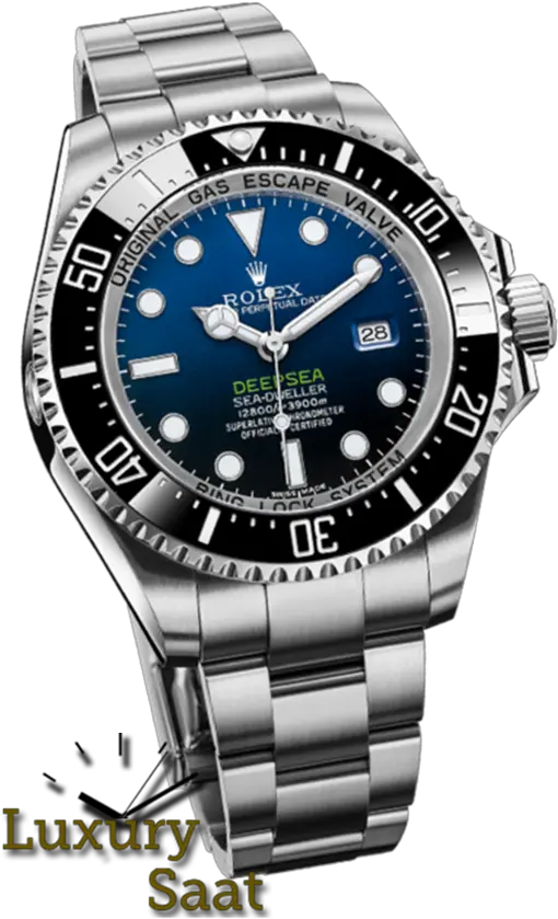  2014 Rolex Deepsea Blue Png Watch