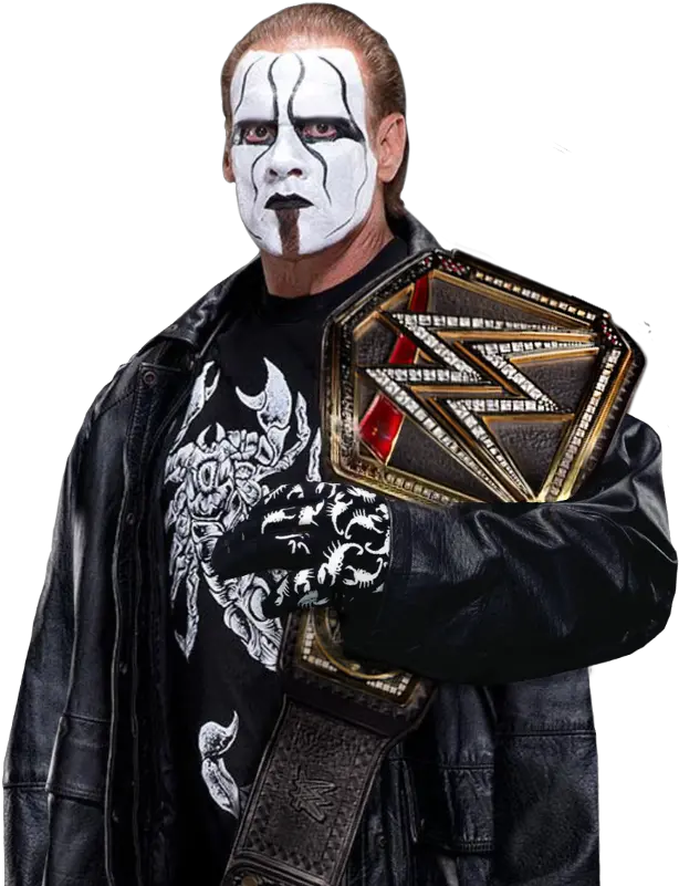  Sting Wwe World Heavyweight Champion Sting With Baseball Bat Png Sting Png