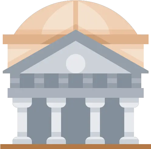  Building Italy Landmark Pantheon Free Icon Of Illustration Png Italy Png