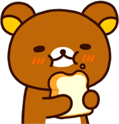  Rilakkuma Bear Transparent Png Images Rilakkuma Png Eating Png