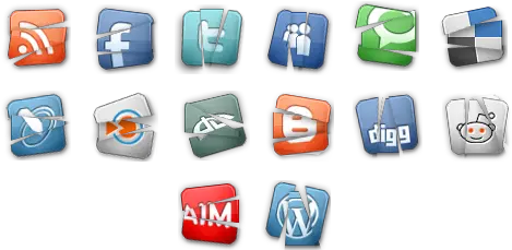  Social Media Icons Icon Set Technology Applications Png Social Icon Set