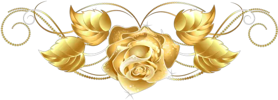  Golden Rose Png Photo Gold Wedding Flowers Png Rose Gold Png