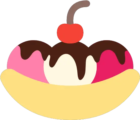  Icon Of 100 Colored Food Drink Icons Banana Split Icons Png Banana Split Png