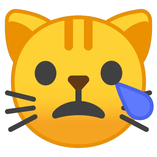  Crying Cat Face Emoji Meaning With Pictures From A To Z Emoji Png Tear Emoji Png