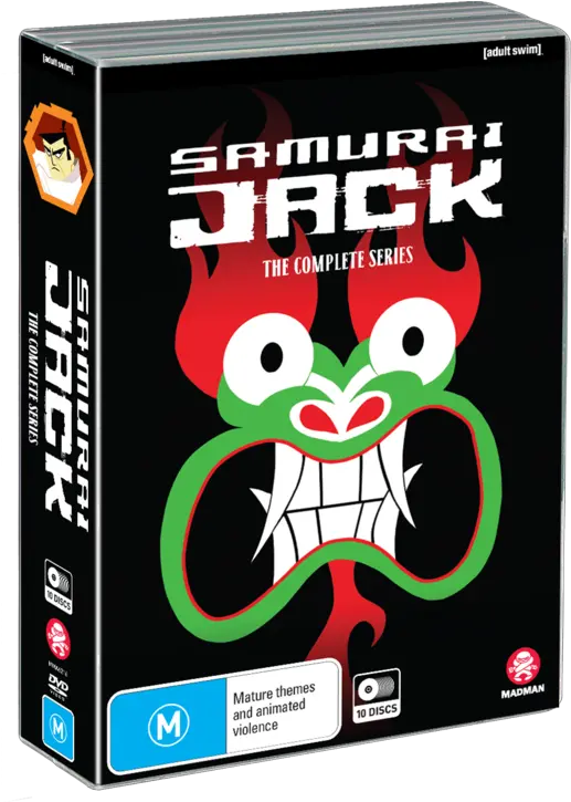  Samurai Jack The Complete Seasons 15 Dvd Png Samurai Jack Png