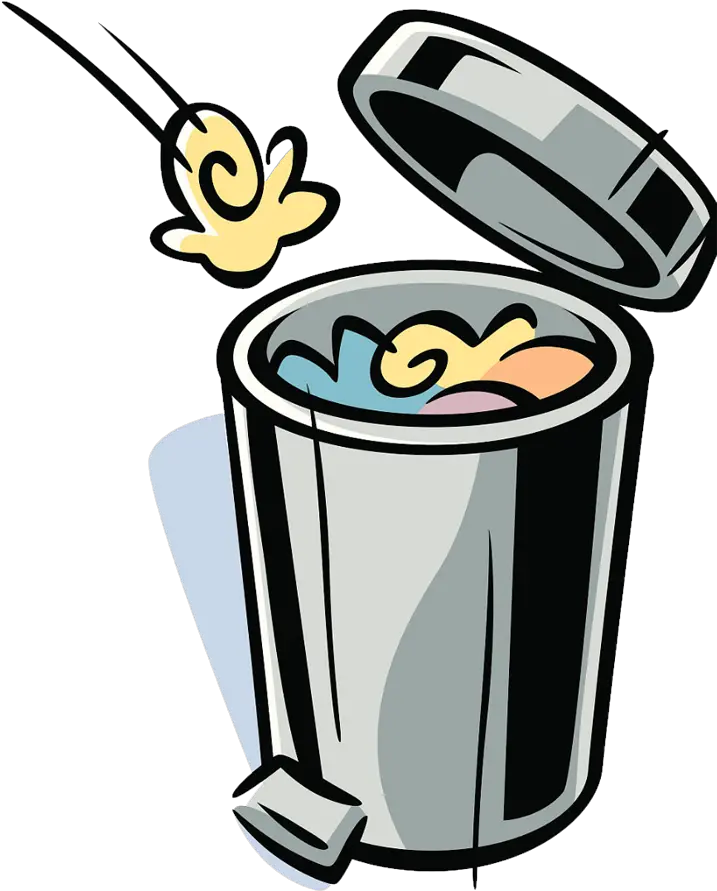  Rubbish Bins Waste Paper Baskets Trash Can Cartoon Png Garbage Png