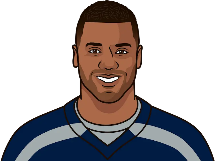  Russell Wilson Career Stats Deshaun Watson Jersey Transparent Png Russell Wilson Png