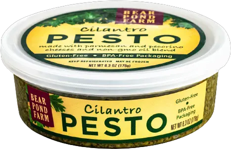  Cilantro Pesto Bear Pond Farm Paste Png Cilantro Icon