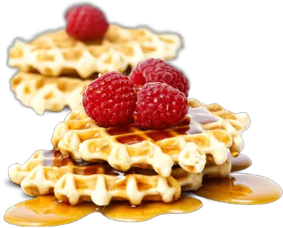  Belgian Waffle With Berries And Syrup Dobeles Vafeles Png Waffle Transparent