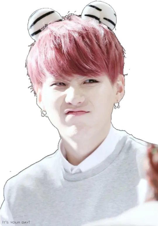  Bts Cute Suga Transparent Png Yoongi Png