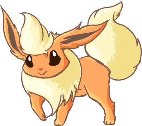  Flareon Chibi U2014 Weasyl Animal Figure Png Flareon Transparent