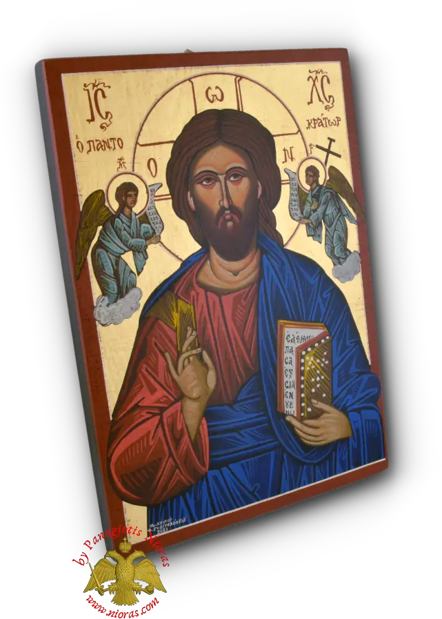  Hagiography Icon Jesus Christ With Christian Cross Png Byzantine Icon Of Jesus