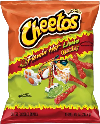  Cheetos Crunchy Flamin Hot Limón Flamin Hot Cheetos Limon Png Cheetos Png