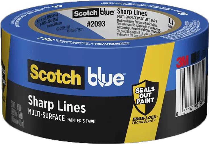  3m Scotch Blue Edge Lock Tape 60yds X 188in Duct Tape Png Scotch Tape Png