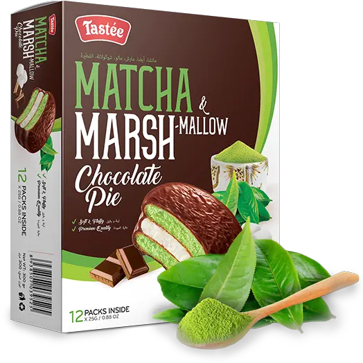  Chocolate Pie Lotus Gourmet Tastee Choco Pie Matcha Png Marshmallow Png