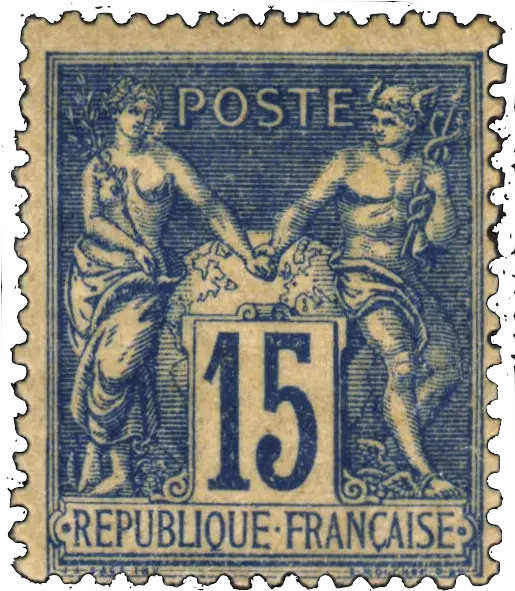  Vintage Postage Stamp Png French Stamps Postage Stamp Png