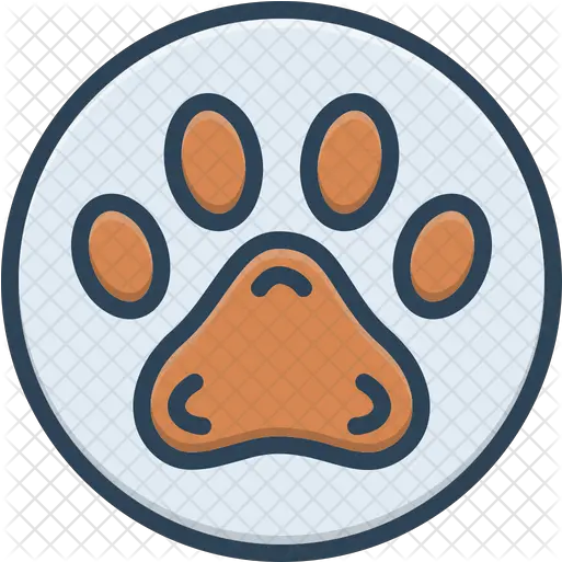  Pawprint Icon Circle Png Paw Print Png