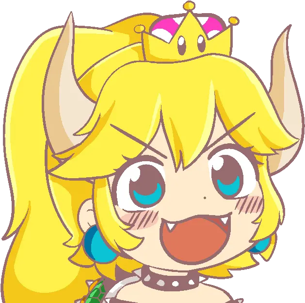  Bowsette Chibi Transparent Cartoon Bowsette Chibi Png Bowsette Png