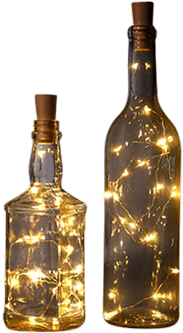  Warm Cork String Lights Bottle Lights Png Twinkle Lights Png