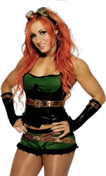  Becky Lynch Png By Wwe Wwe Becky Lynch Green Becky Lynch Png