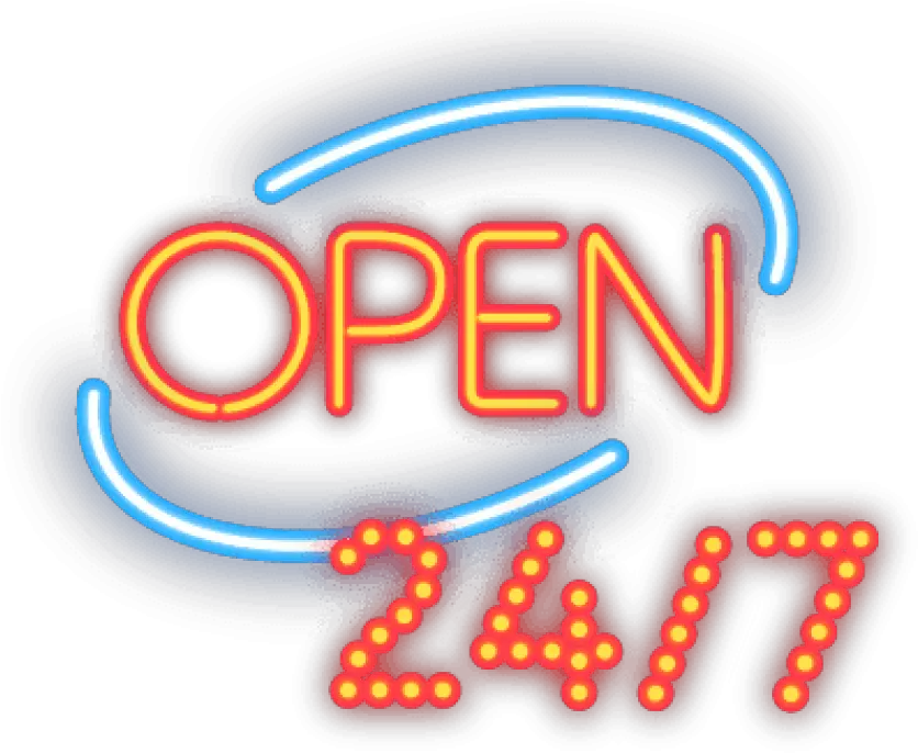  Car Locksmith 24 Hour Open Logo Png Neon Light Png