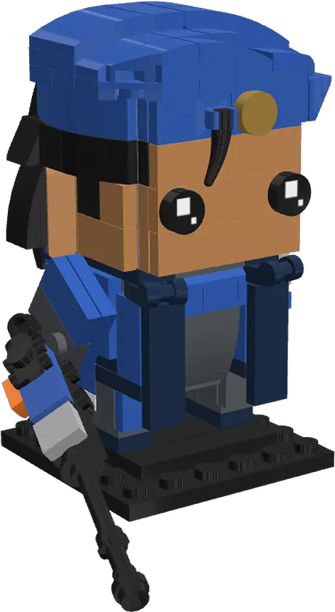  Mecabrickscom Brickheadz Overwatch Ana Captain Amari Fictional Character Png Ana Overwatch Png