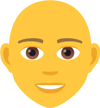  Person Bald People Sticker Person Bald People Joypixels Bald People Png Bald Icon