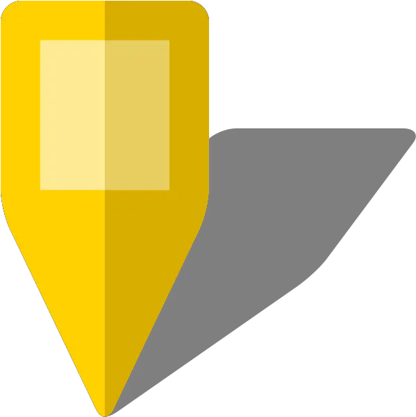  Simple Location Map Pin Icon5 Yellow Free Vector Data Svg Vertical Png Pin It Icon