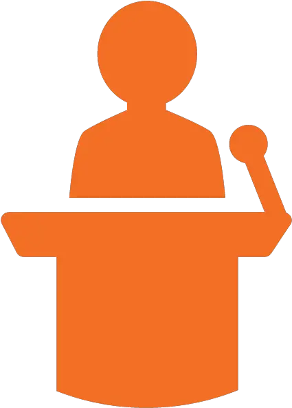  Download Icon Of A Speaker Podium Full Size Clip Art Png Podium Icon Png