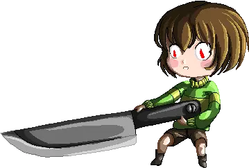  Chara Knife Chara Knife Png Chara Transparent