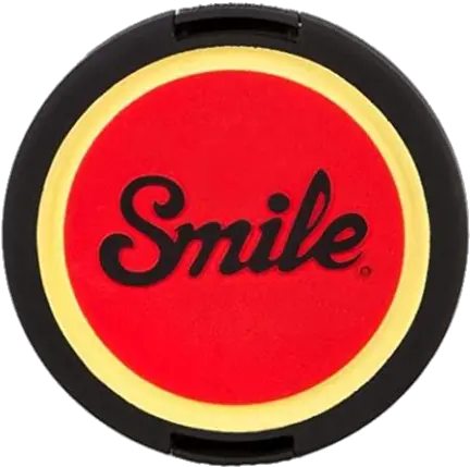  Smile Lens Cap Pin Up 58mm Silver Sanz Png Pin Up Icon