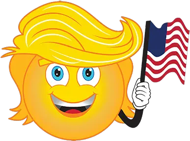  Trump Emoji Flag Heat Transfers T Shirt Transfers Iron Png Trump Icon