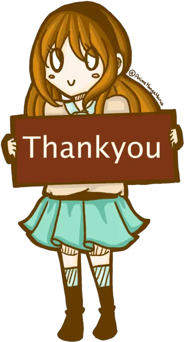  Thankyou Girl By Animemangamana Thank You Girl Png Playback Thank You Transparent Png