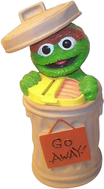  Grouch Sesame Street Trash Can Costume Hat Png Oscar The Grouch Transparent