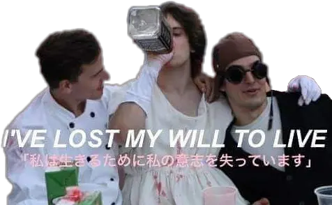  Joji Sushitrash Pinkguy Sticker By Kahnaru Ve Lost My Will To Live Filthyfrank Png Transparent Filthy Frank