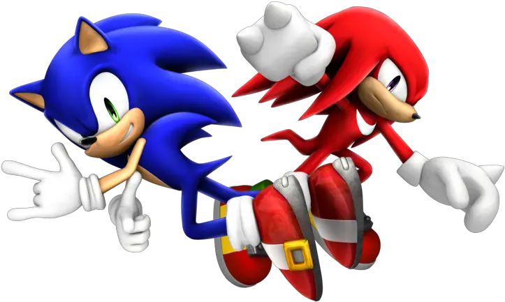  No Commentary Sonic The Hedgehog And Knuckles Png Knuckles Png