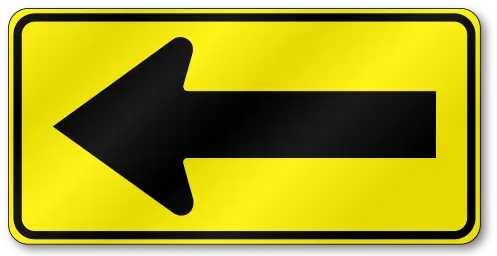  Large Straight Arrow W1 6 Traffic 080 Outdoor Reflective Aluminum Official Traffic Sign Large Arrow Png Straight Road Png