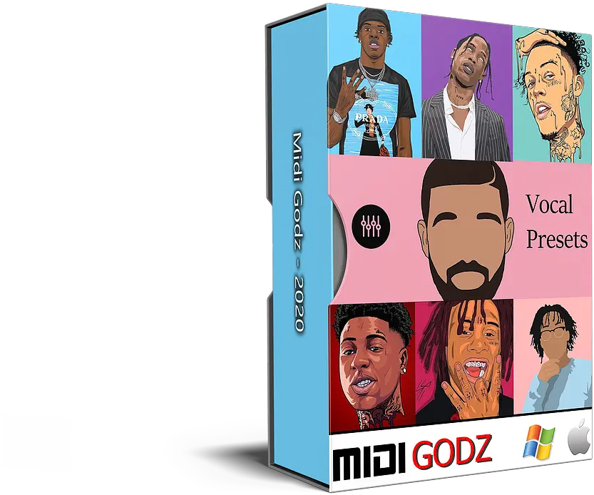  Rap Sing Vocals Presets Midi Godz Free Midi Loops Drake 6ix9ine Da Baby Lil Baby Midi Godz Midi Png 6ix9ine Png