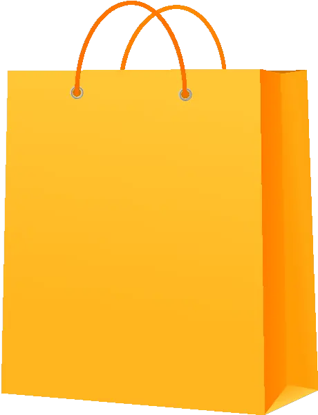  Paper Bag Yellow Vector Icon Bag Shopping Vector Png Paper Bag Png