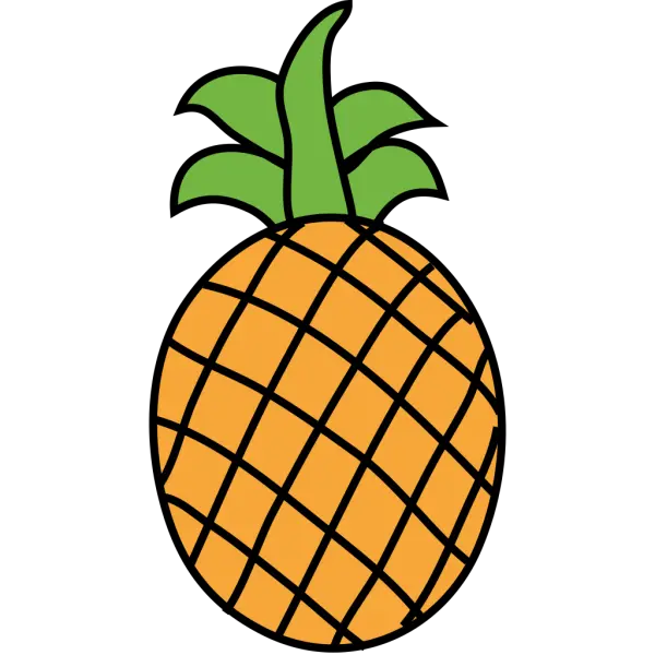  Pineapple Clipart 7 Clipartion Com Fruits Clip Art Black And White Png Pineapple Clipart Png