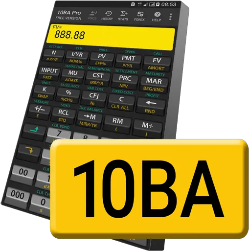  10ba Professional Financial Calculator Apps On Google Play Financial Calculator Png Calculator Transparent Background